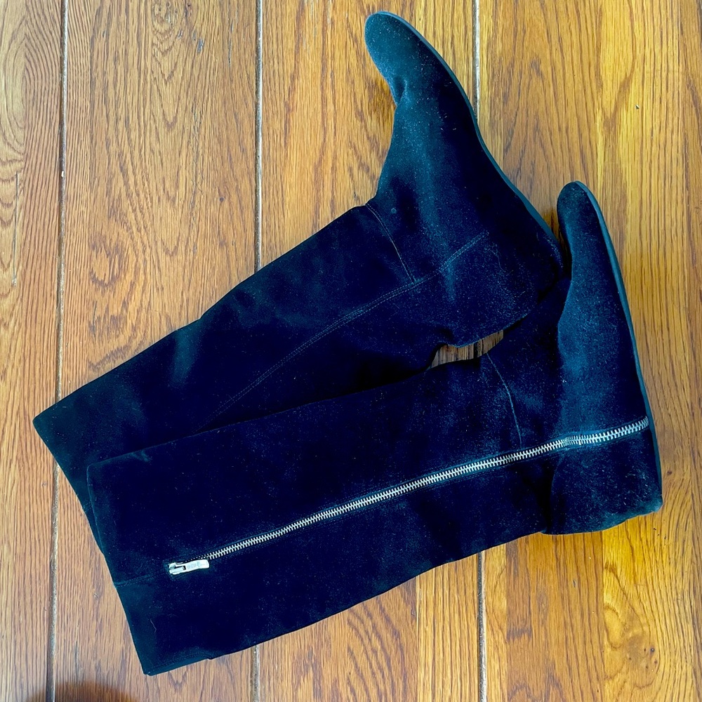Black Suede Boots